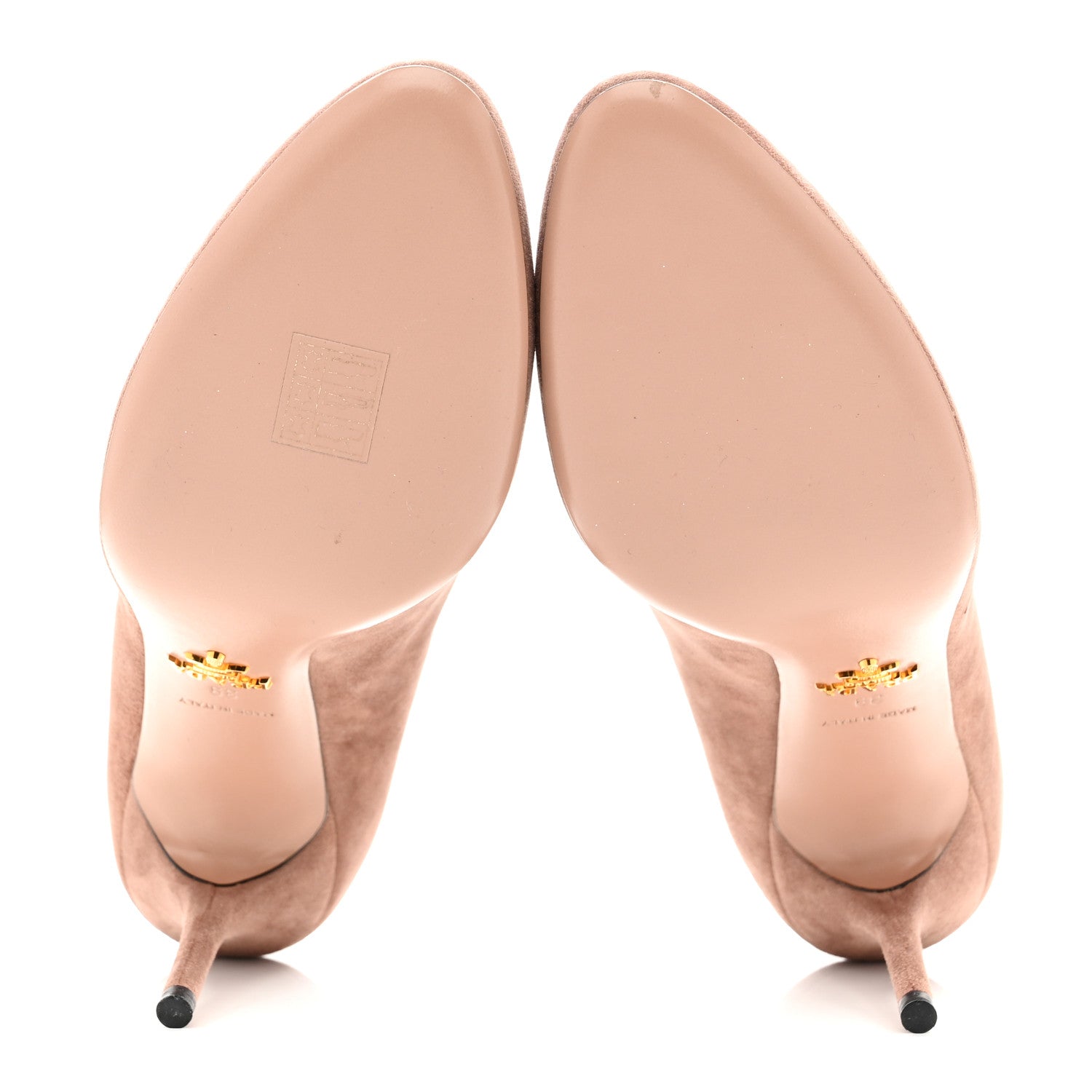Prada Camoscio Basic 90mm Pumps 39 Dark Rose 6 of 9