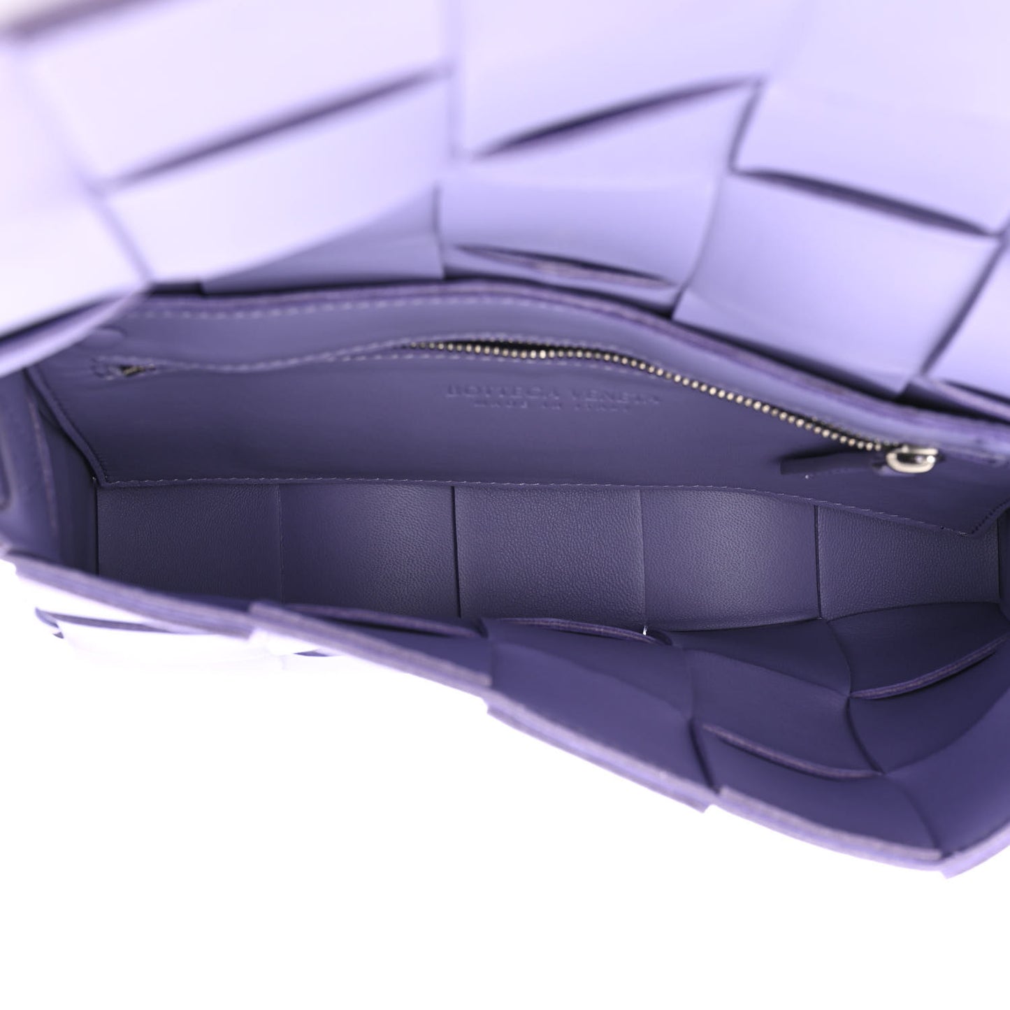 Lambskin Intreccio Cassette Crossbody Bag Wisteria
