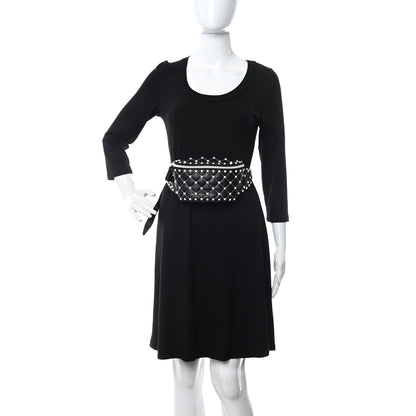 Valentino Garavani Nappa Free Rockstud Spike Belt Bag Black 2 of 7