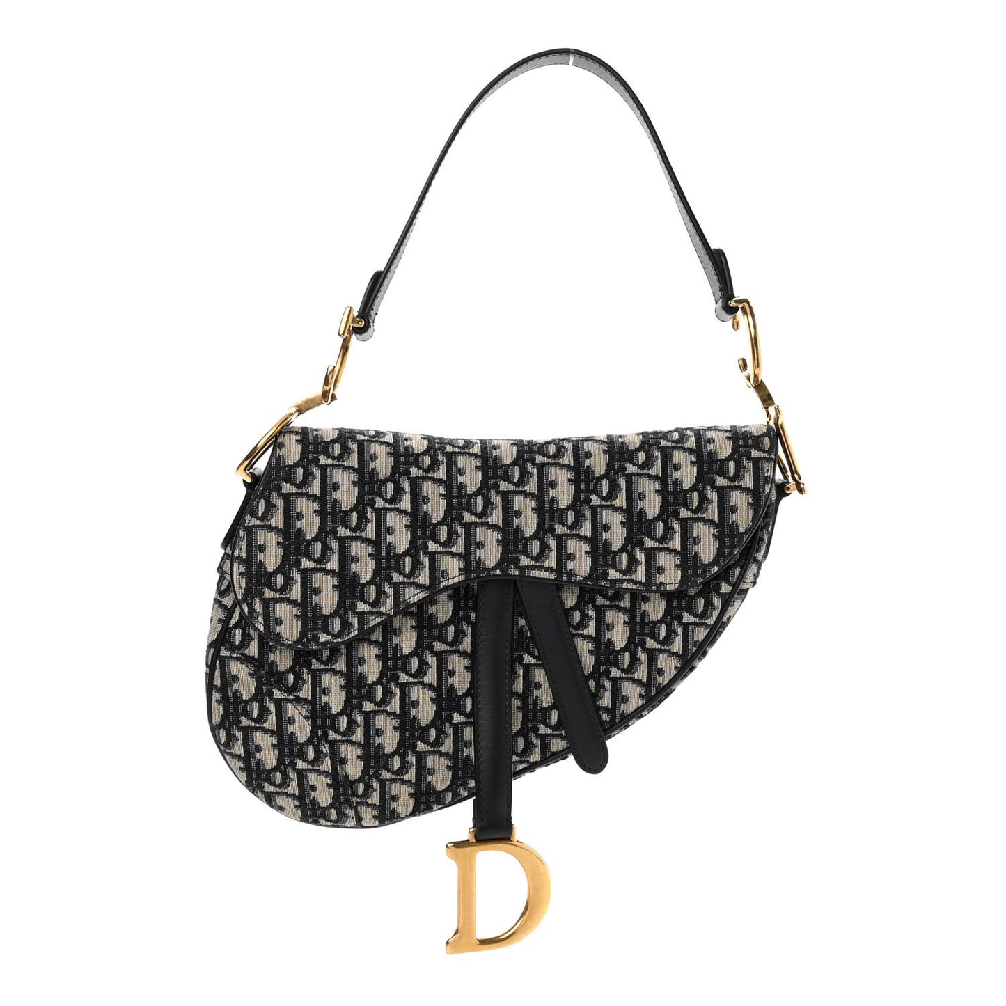 Oblique Saddle Bag Blue