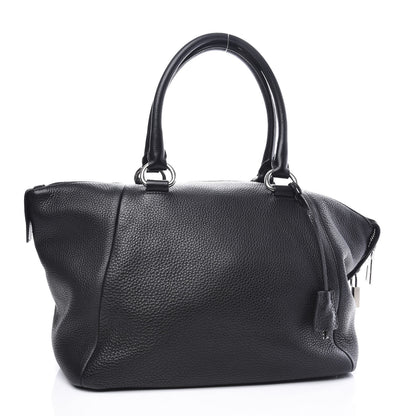 Prada Vitello Daino Shopping Tote Black 2 of 11