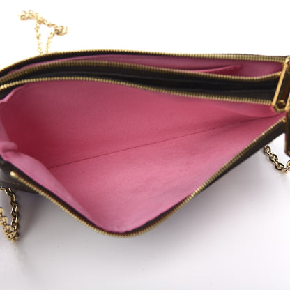 Louis Vuitton Monogram 2019 Christmas Animation Double Zip Pochette 7 of 11