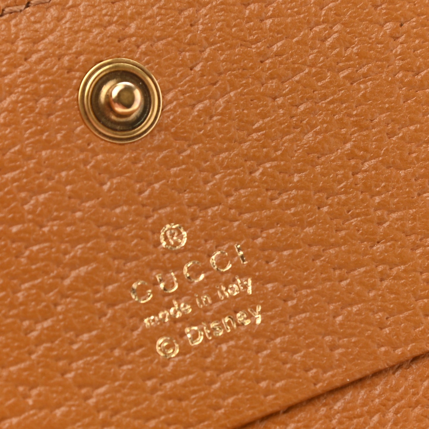 X DISNEY Mini Vintage GG Supreme Monogram Mickey Mouse Card Holder Wallet Beige Vintage Sun Oil