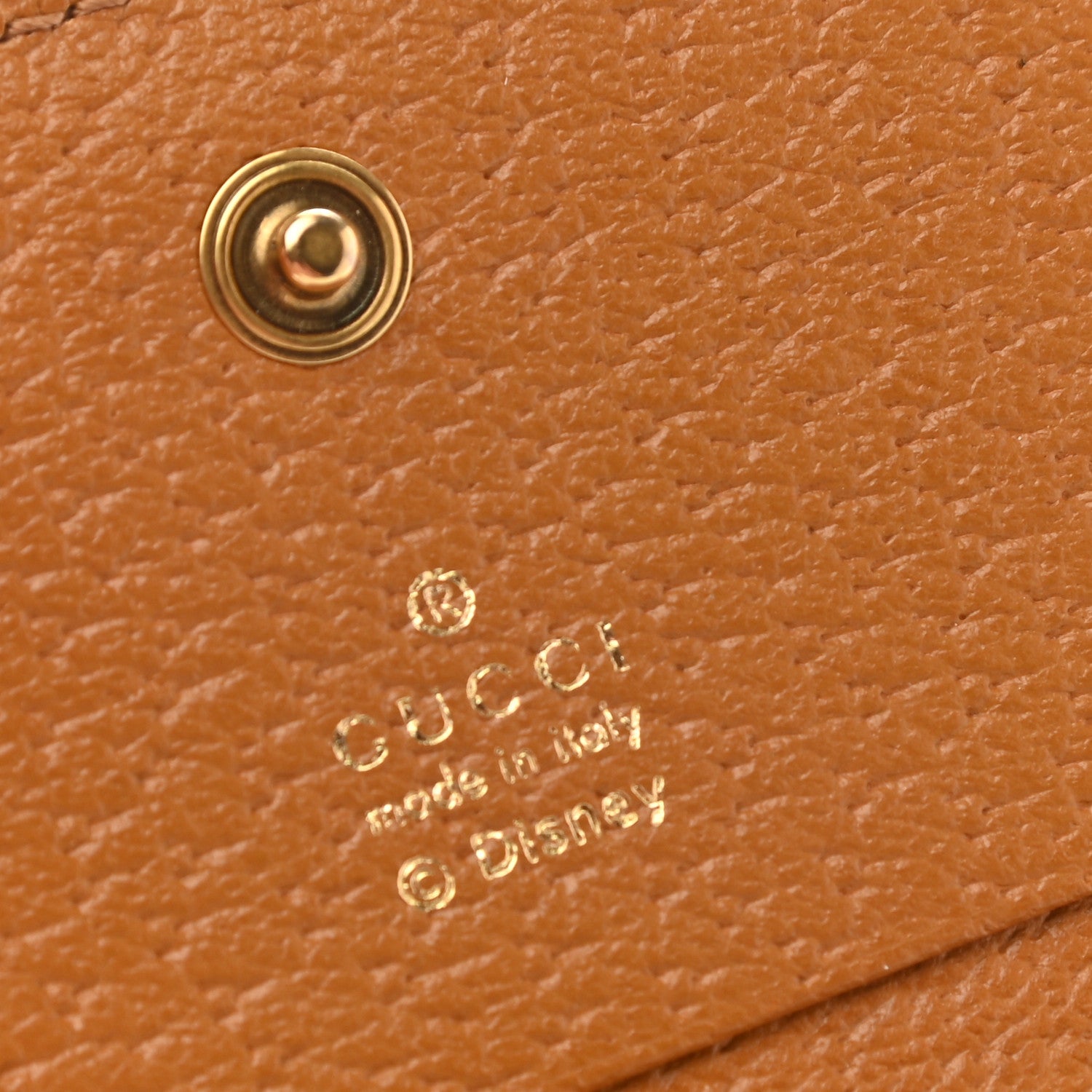 Gucci X DISNEY Mini Vintage GG Supreme Monogram Mickey Mouse Card Holder Wallet Beige Vintage Sun Oil 6 of 8