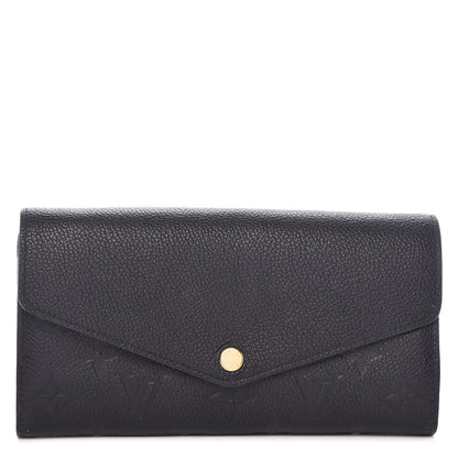 Louis Vuitton Empreinte Sarah Wallet NM Black 1 of 12