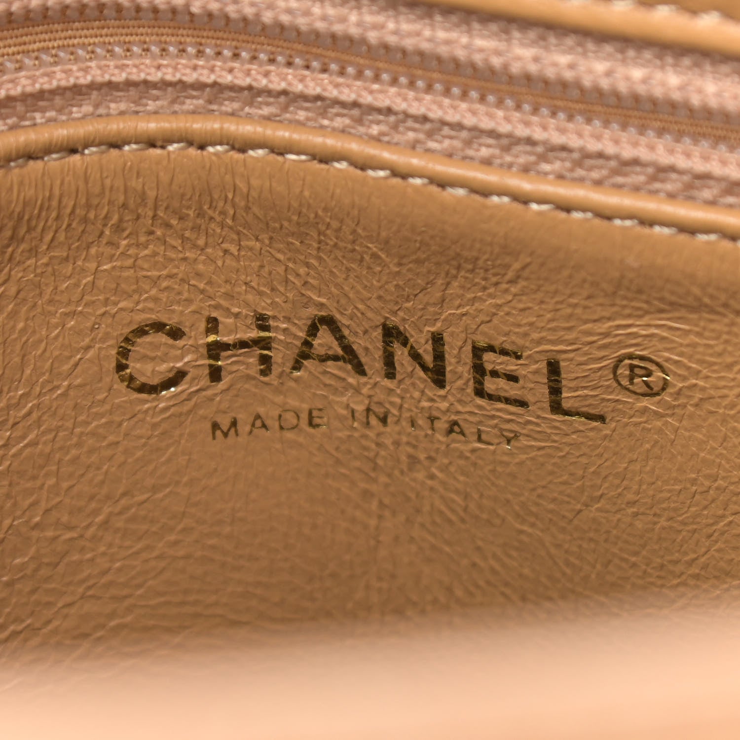 Chanel Caviar Quilted Medallion Tote Beige 6 of 9