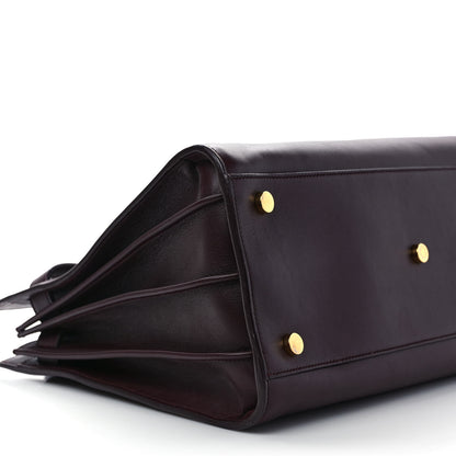 Saint Laurent Calfskin Small Sac De Jour Amarena 7 of 8