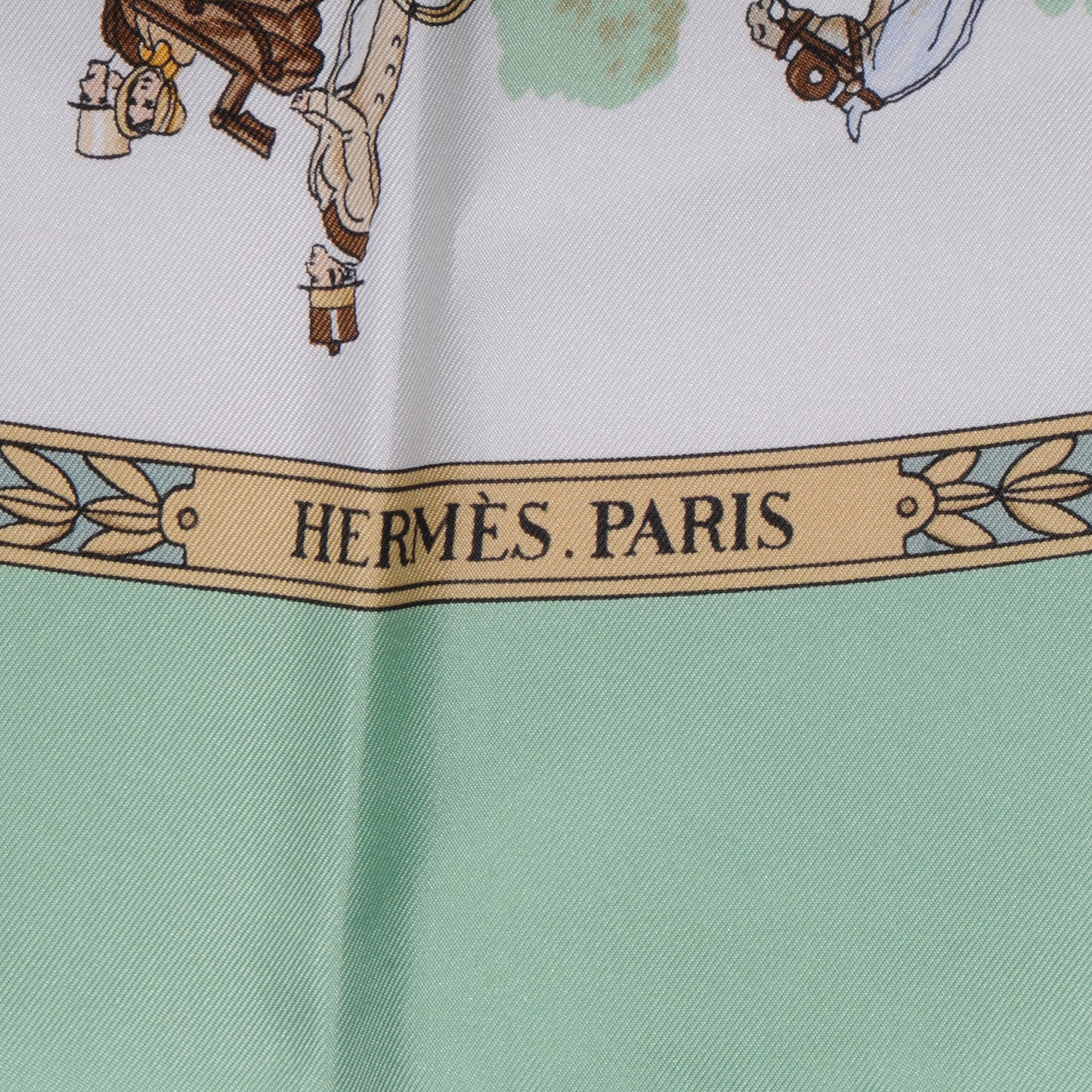 Silk La Promenade de Longchamps Scarf 90