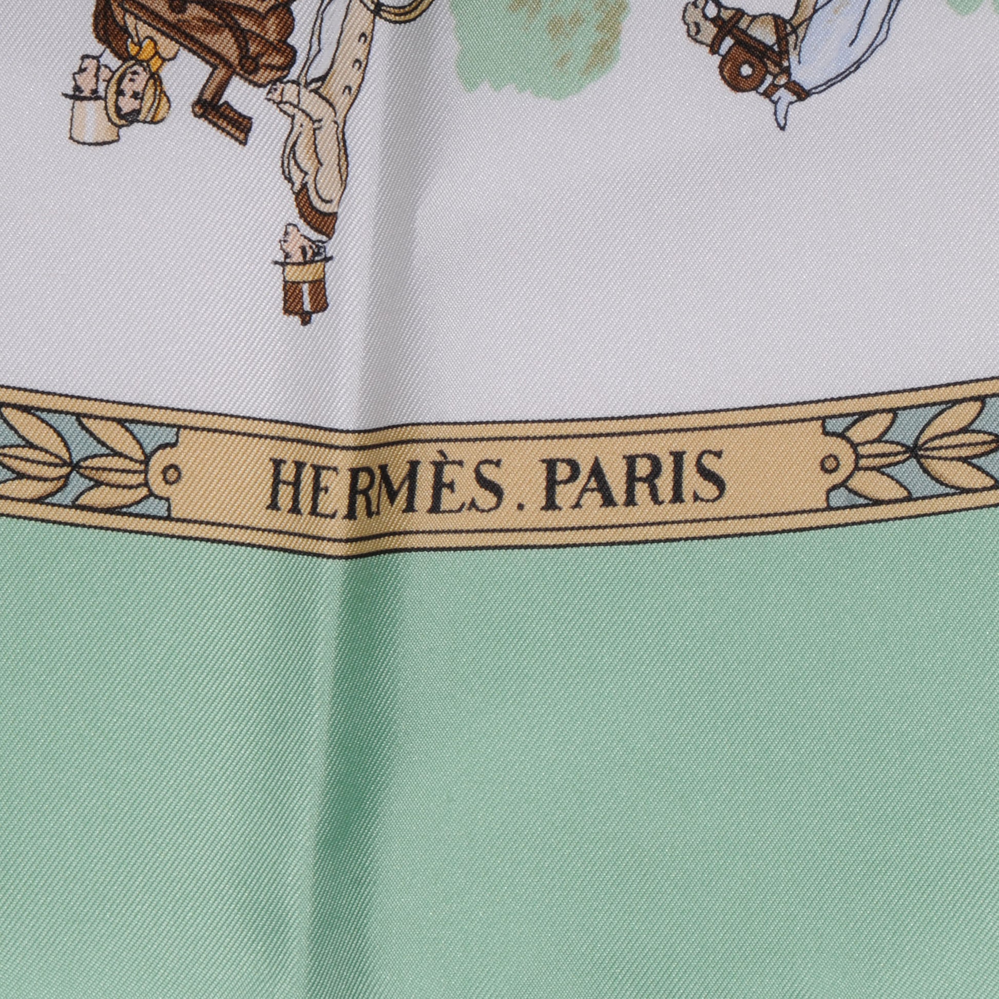 Hermes Silk La Promenade de Longchamps Scarf 90 4 of 5