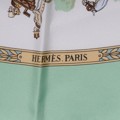 Hermes Silk La Promenade de Longchamps Scarf 90 4 of 5
