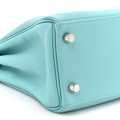 Hermes Swift Kelly Retourne 25 Bleu Atoll 10 of 11