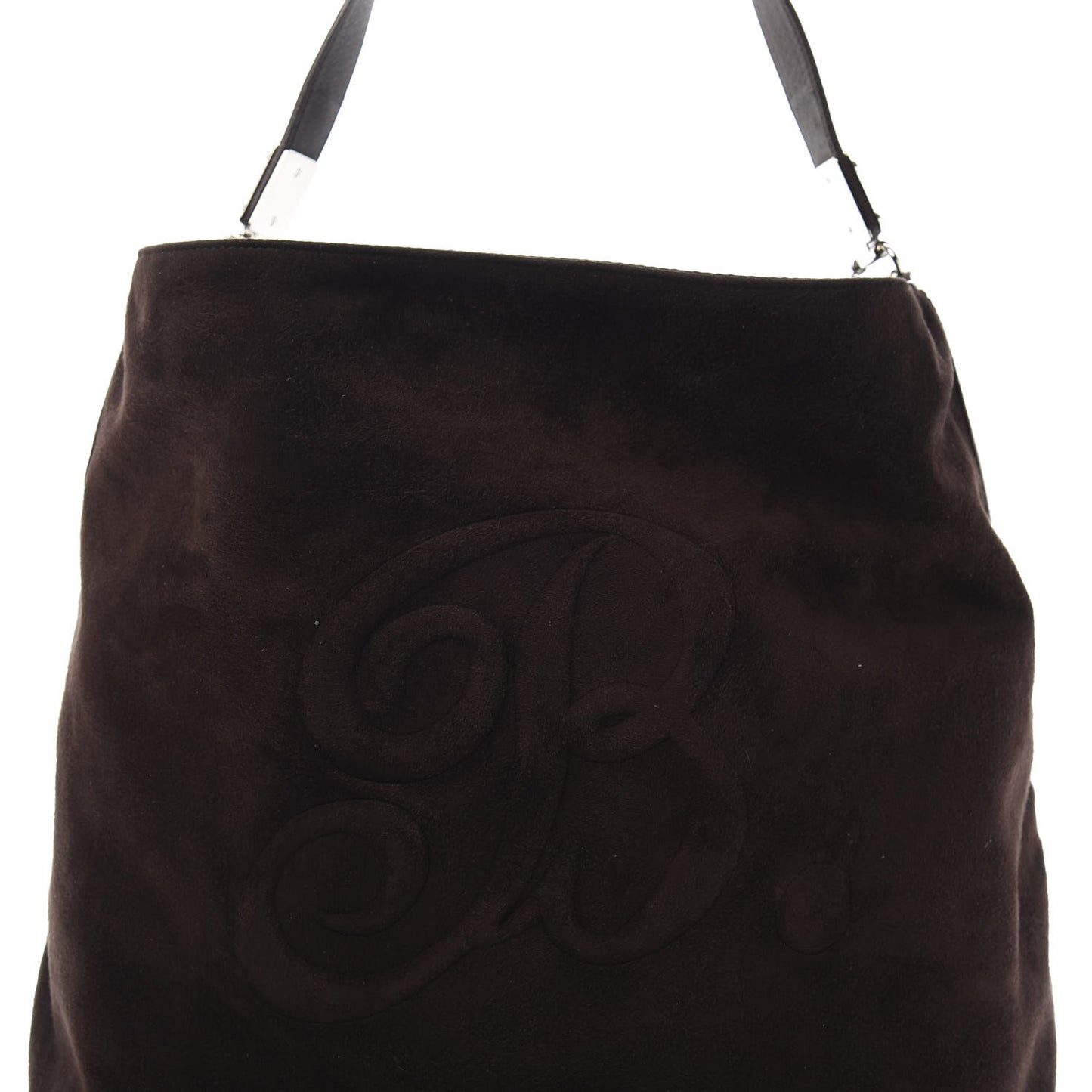 Suede Calfskin B Hobo Brown
