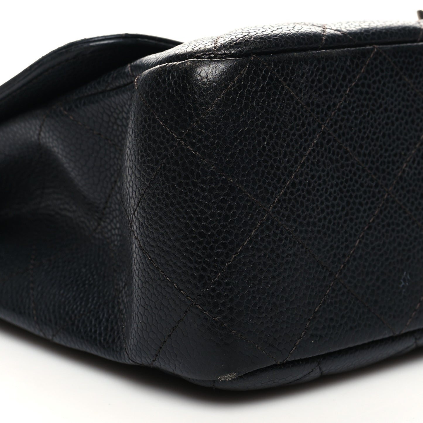 Caviar Quilted Jumbo Single Flap Black