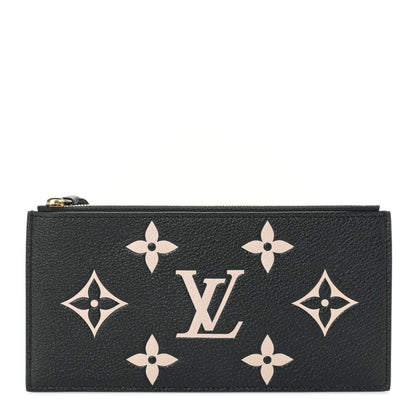 Louis Vuitton Empreinte Monogram Giant Crafty Pochette Felicie Zippered Insert Black 1 of 8