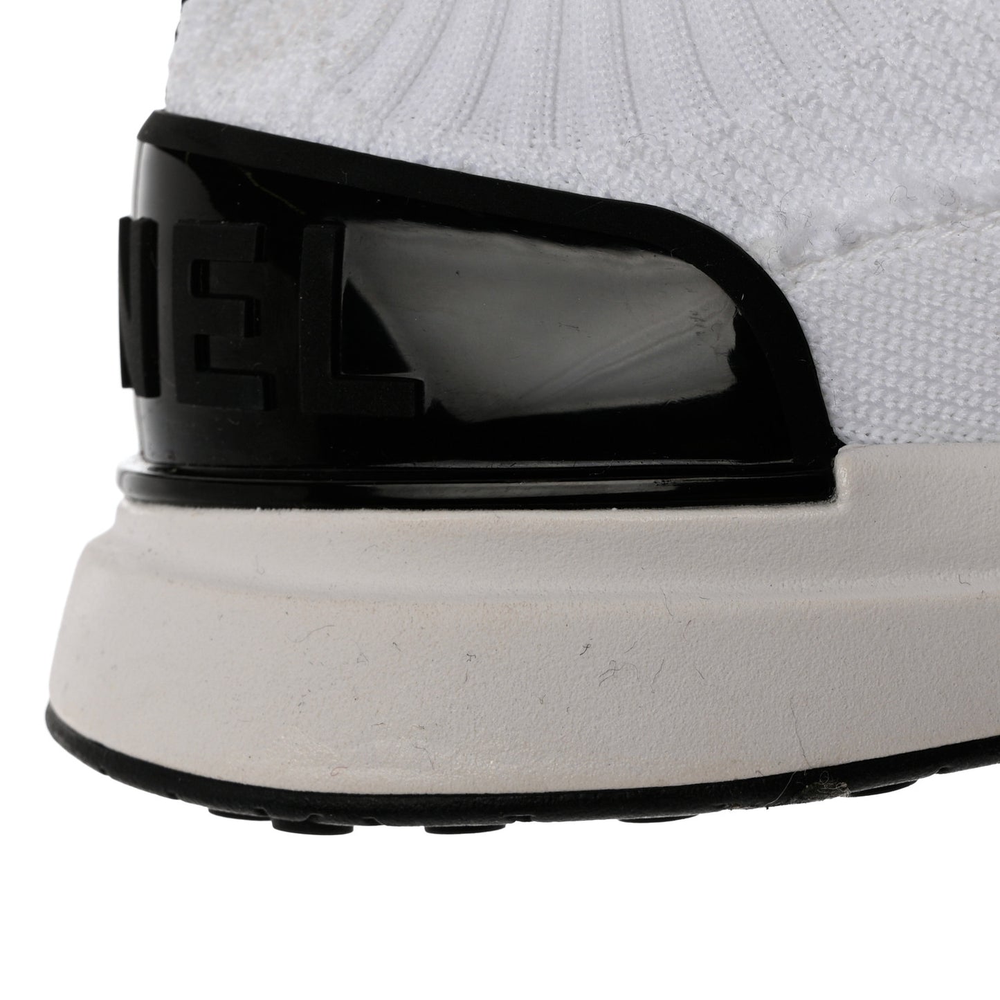 Fabric Logo Sneakers 37 White