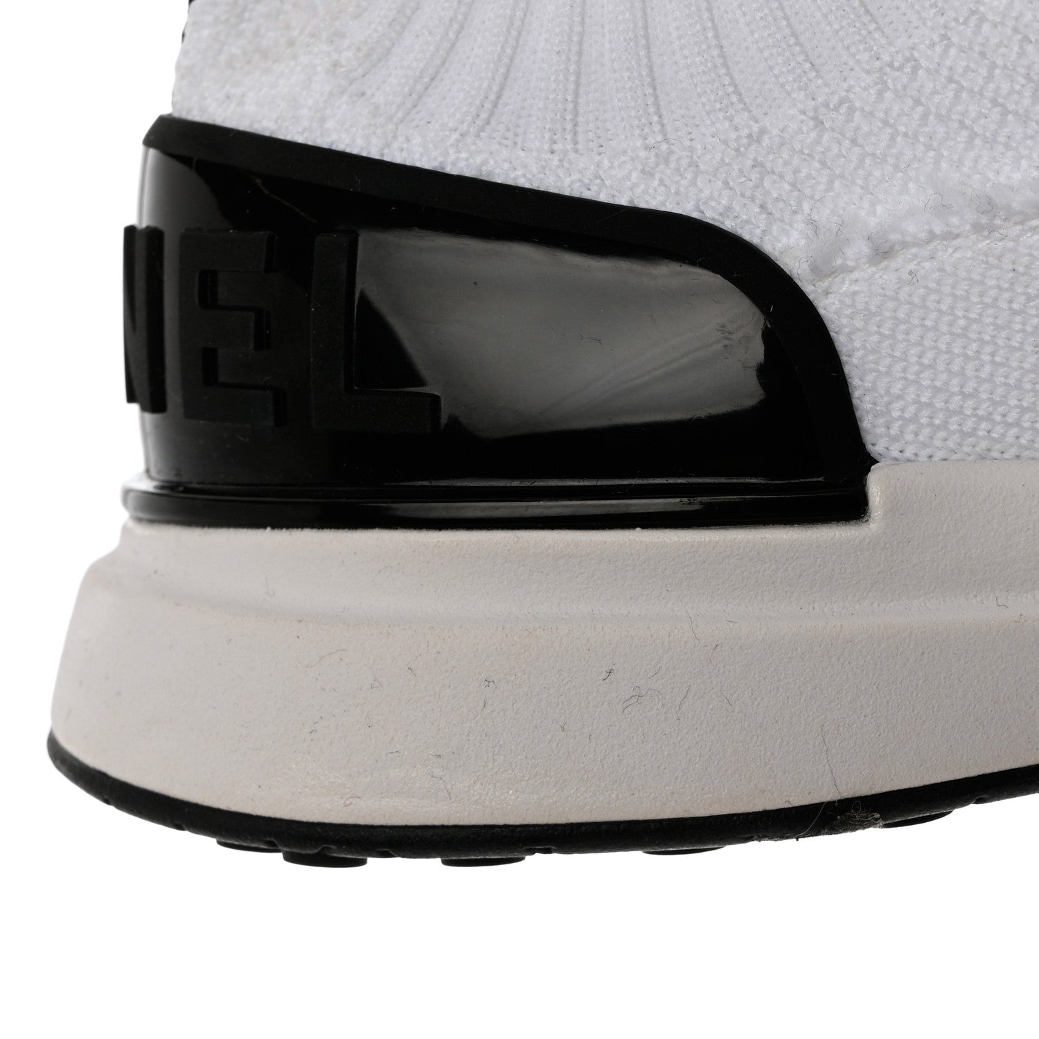 Chanel Fabric Logo Sneakers 37 White 9 of 11