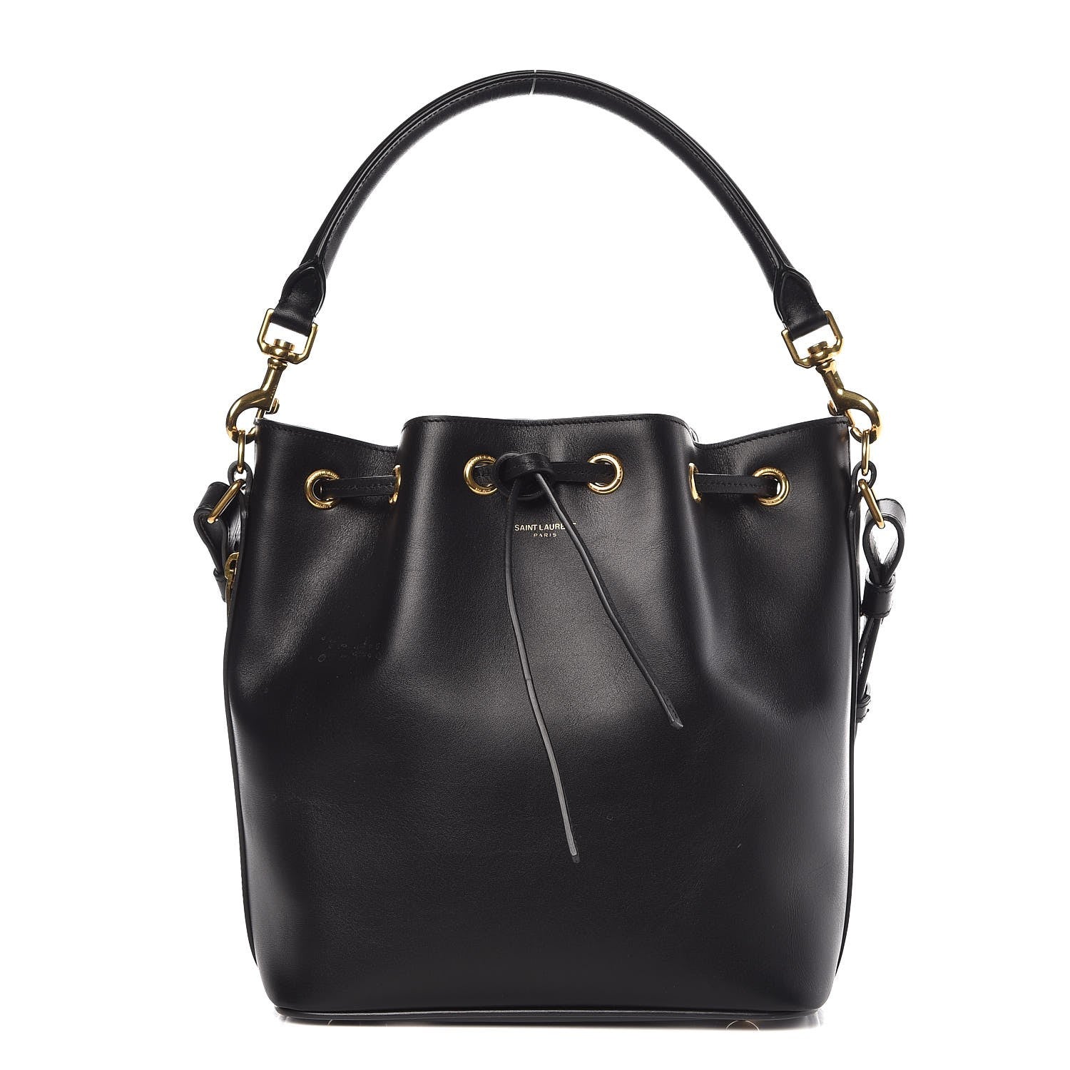 Saint Laurent Calfskin Medium Emmanuelle Bucket Bag Black 1 of 7