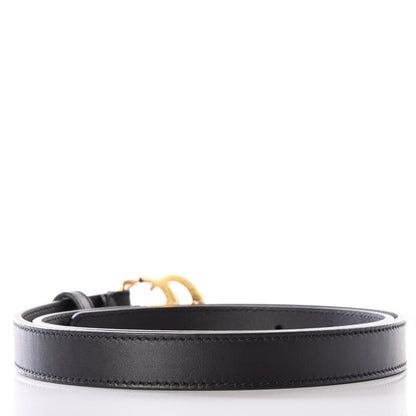 Gucci Calfskin Double G 20mm Belt 80 32 Black 2 of 8