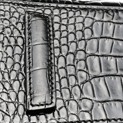 Givenchy Calfskin Crocodile Embossed Mini Antigona Black 11 of 11