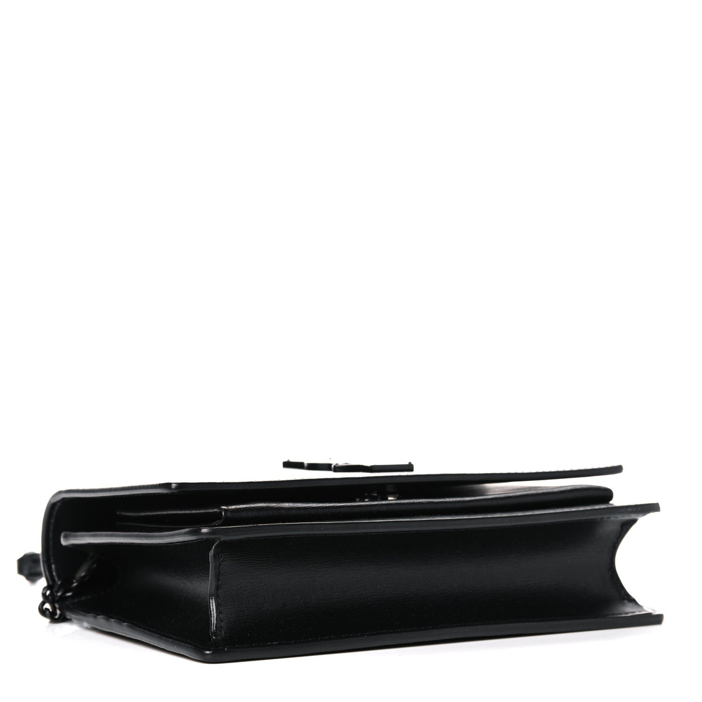 Calfskin Monogram Sunset Chain Wallet Black