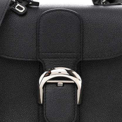 Delvaux Grained Rodeo Calfskin Mini Brillant Camaieux Satchel Black 9 of 11