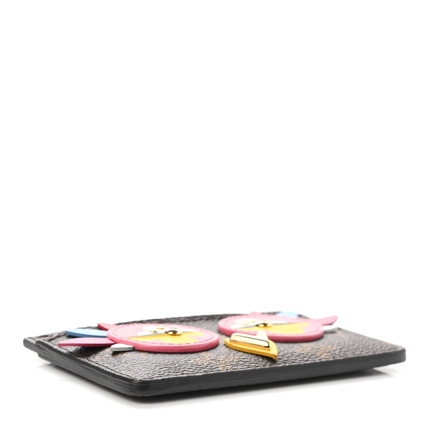 Monogram Lovely Birds Card Holder