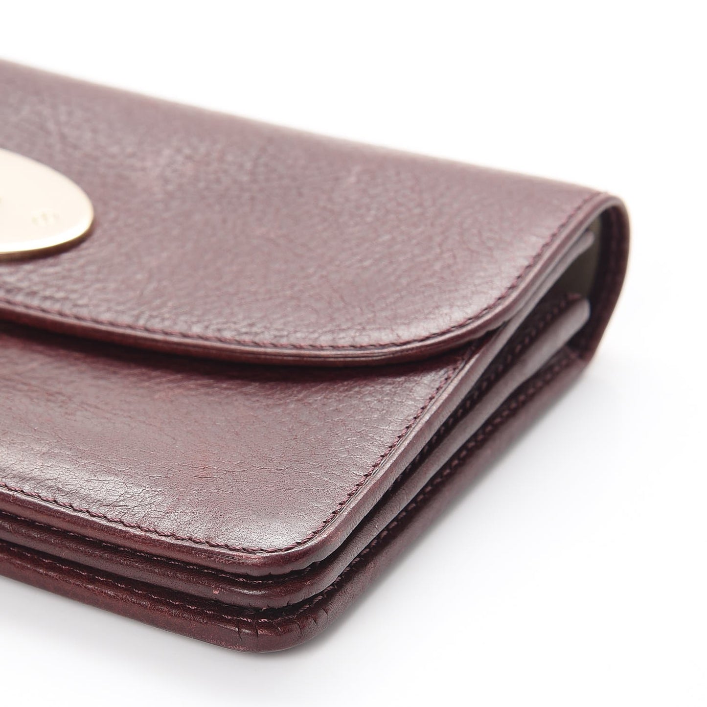 Grainy Leather Bayswater Wallet Oxblood