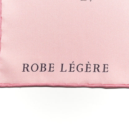 Hermes Silk Twill Robe Legere Scarf 90 Rose Hortensia Bleu 3 of 4