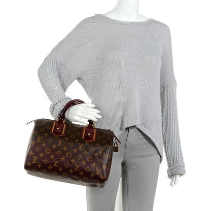 Louis Vuitton Monogram Mirage Speedy 30 Bordeaux 2 of 9