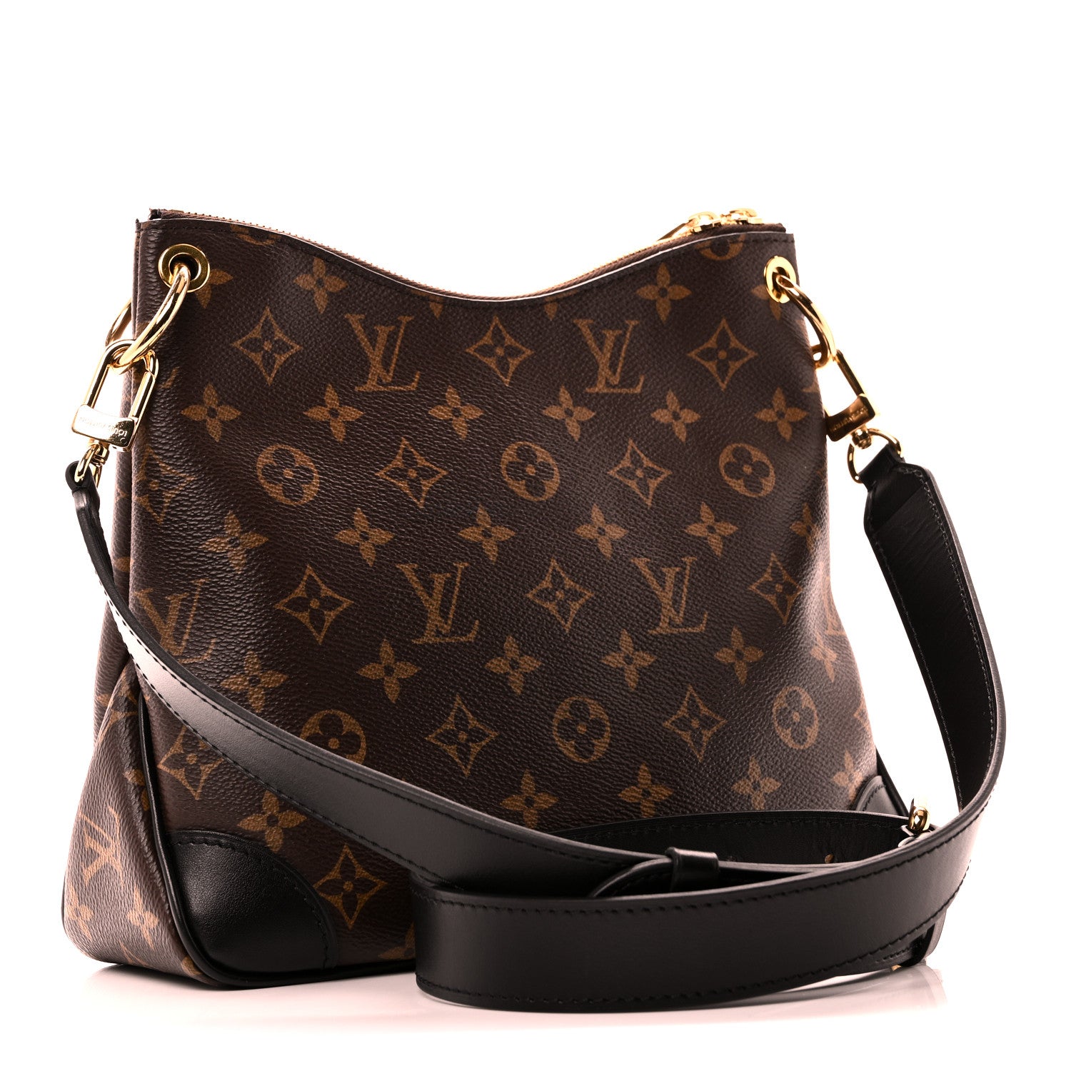 Louis Vuitton Monogram Odeon PM Black 3 of 9