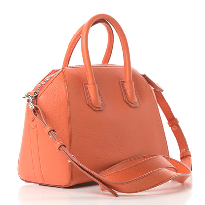 Givenchy Sugar Goatskin Mini Antigona Orange 3 of 12