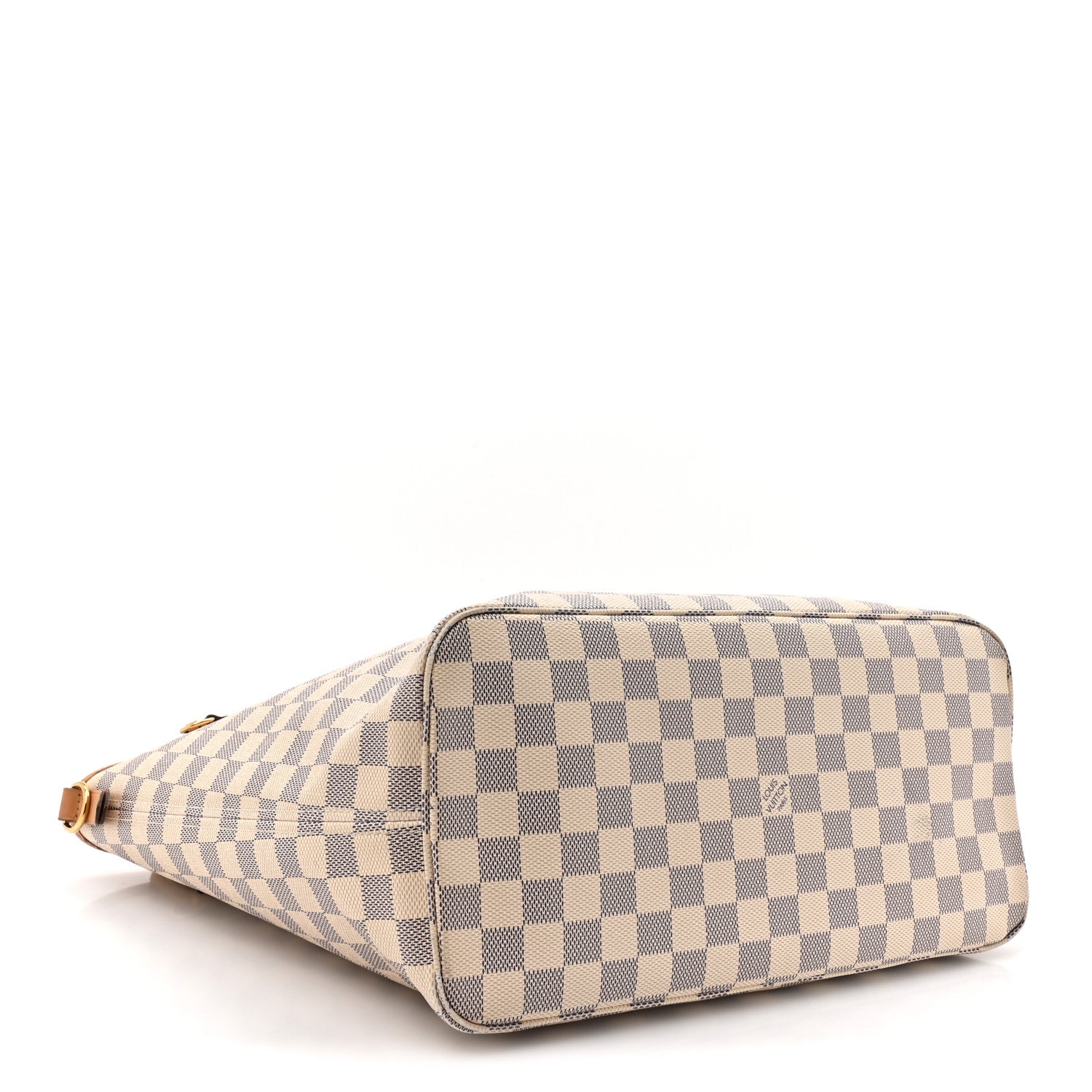 Louis Vuitton Damier Azur Braided Neverfull MM Orange 5 of 14