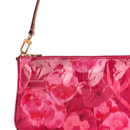 Louis Vuitton Vernis Ikat Pochette Accessories NM Rose Indien 8 of 10