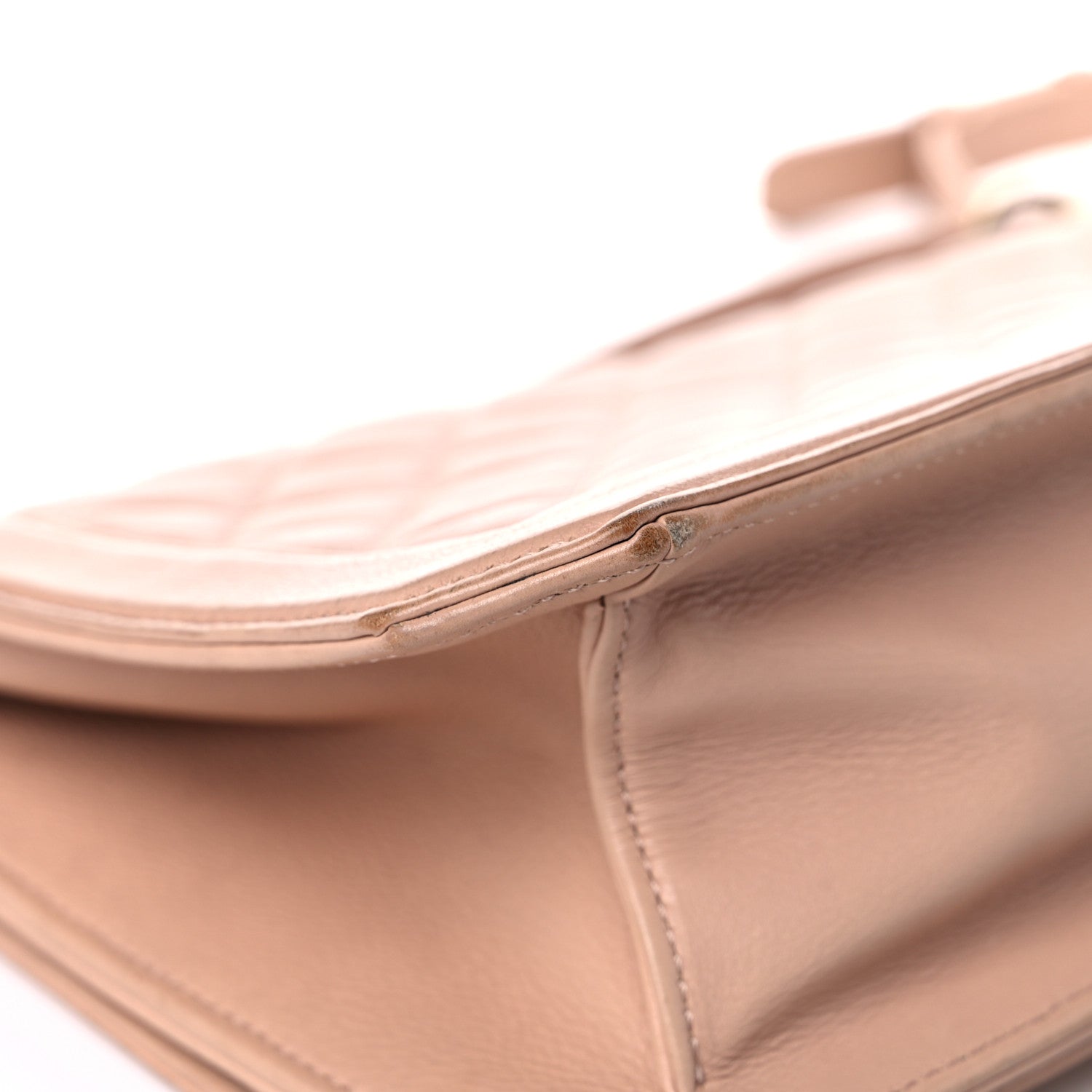 Chanel Calfskin Quilted Flap Beige 18 of 39