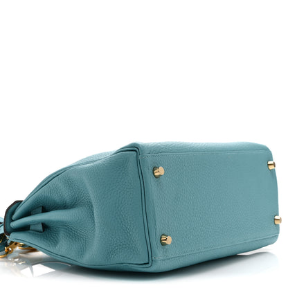 Hermes Togo Kelly Retourne 28 Bleu Atoll 17 of 21