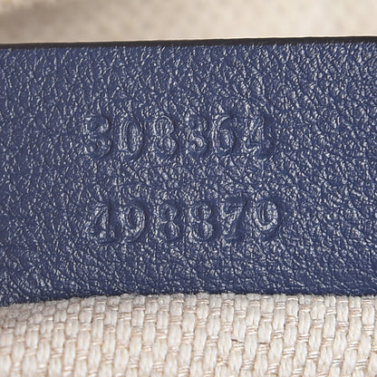 Gucci Vernice Naplack Small Soho Disco Bag Uniform Blue 7 of 7
