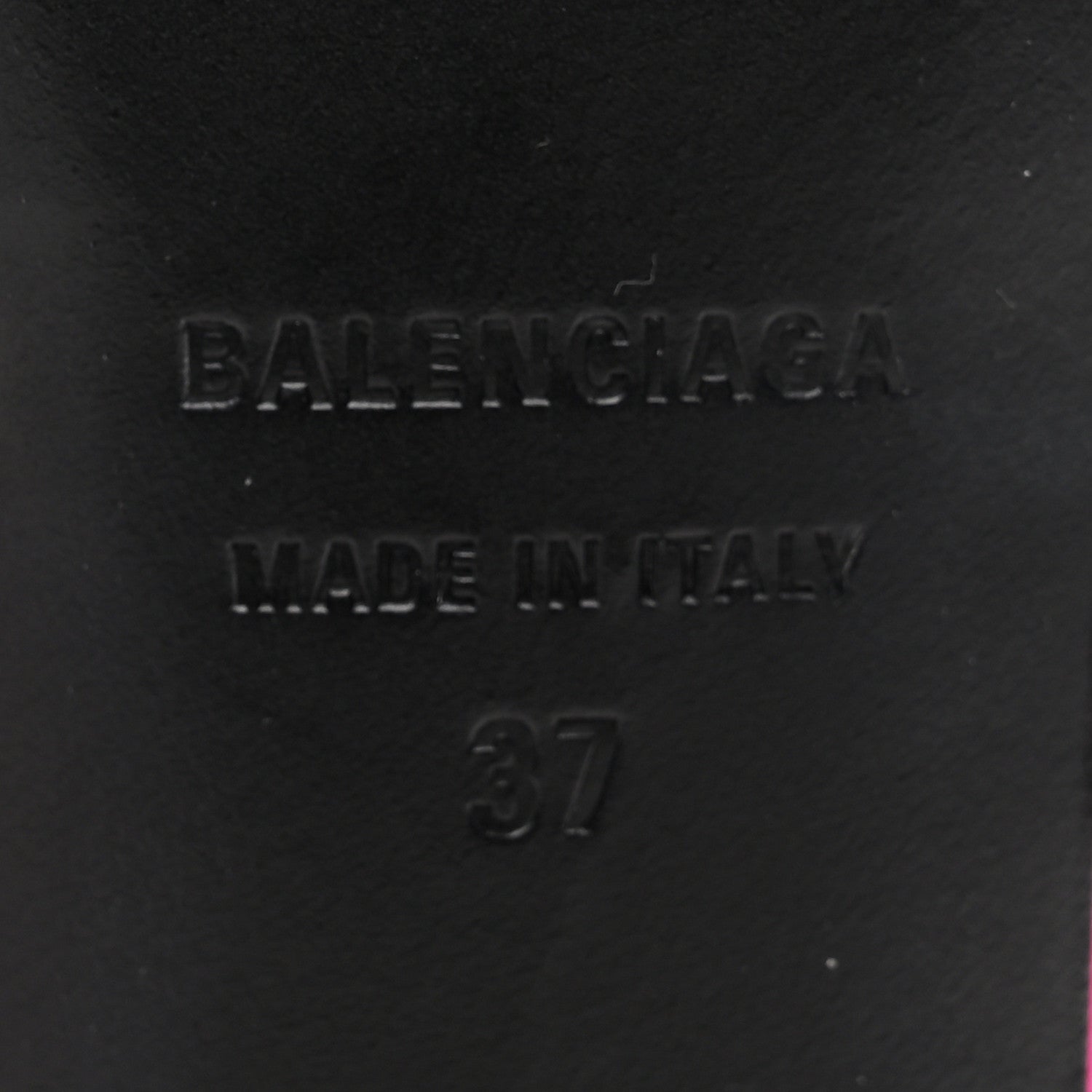 Balenciaga Nylon Pointed Toe Knife 40mm Mules 37 Rose Fuchsia 7 of 9
