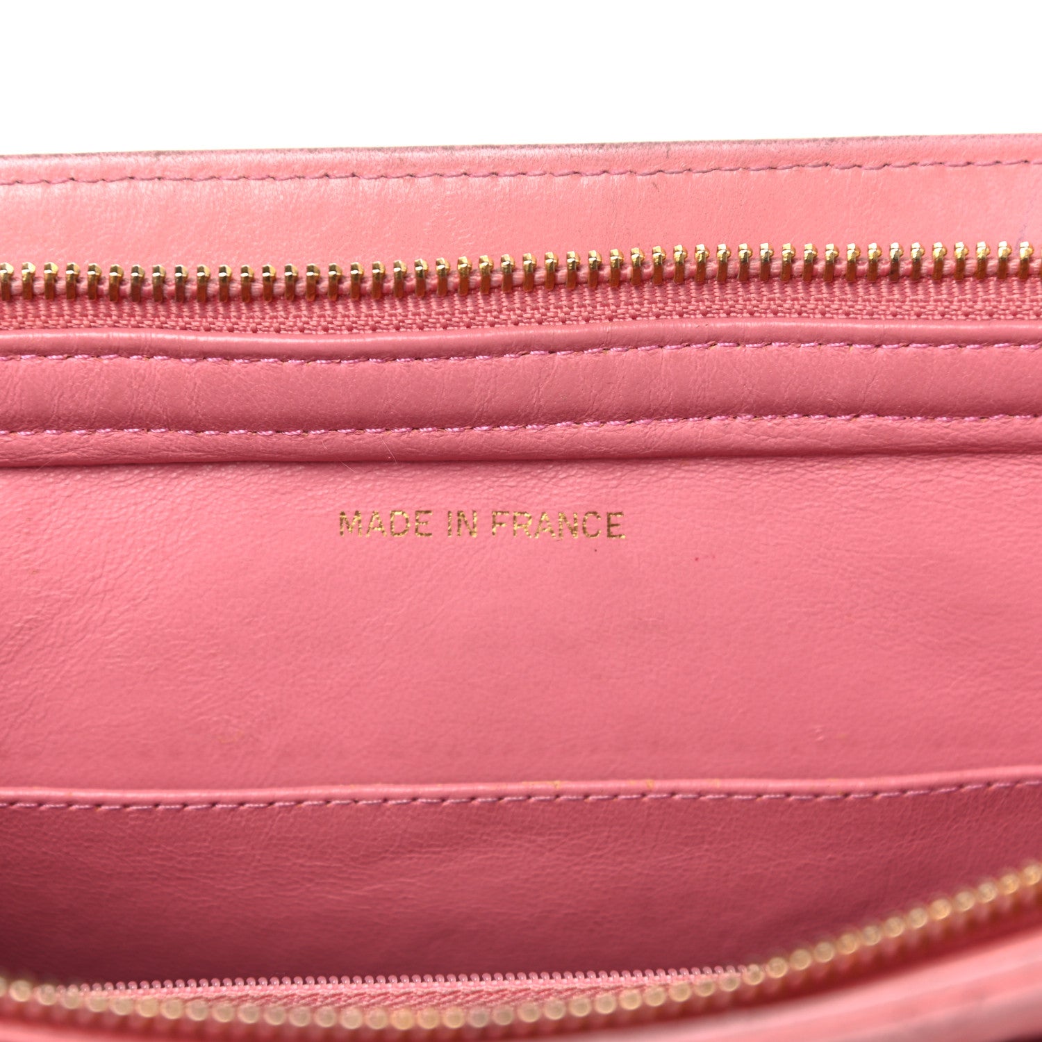 Chanel Lambskin Quilted Pocket Flap Shoulder Bag Pink 7 of 43