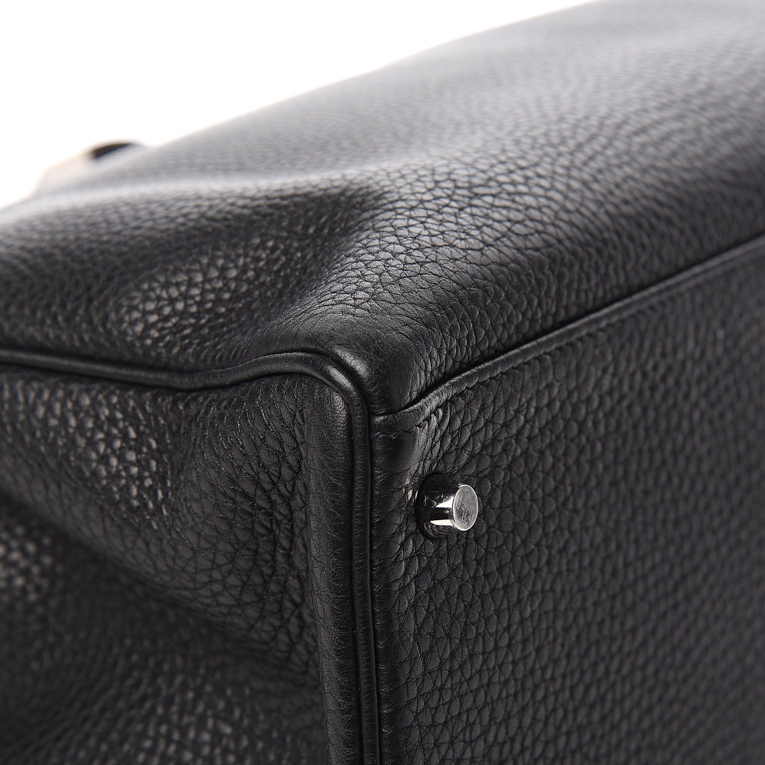Hermes Taurillon Clemence Retourne Kelly 40 Black 29 of 34
