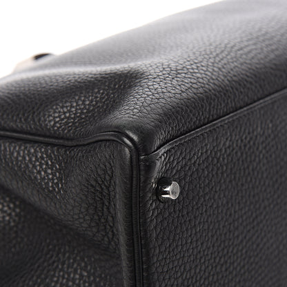 Hermes Taurillon Clemence Retourne Kelly 40 Black 29 of 34