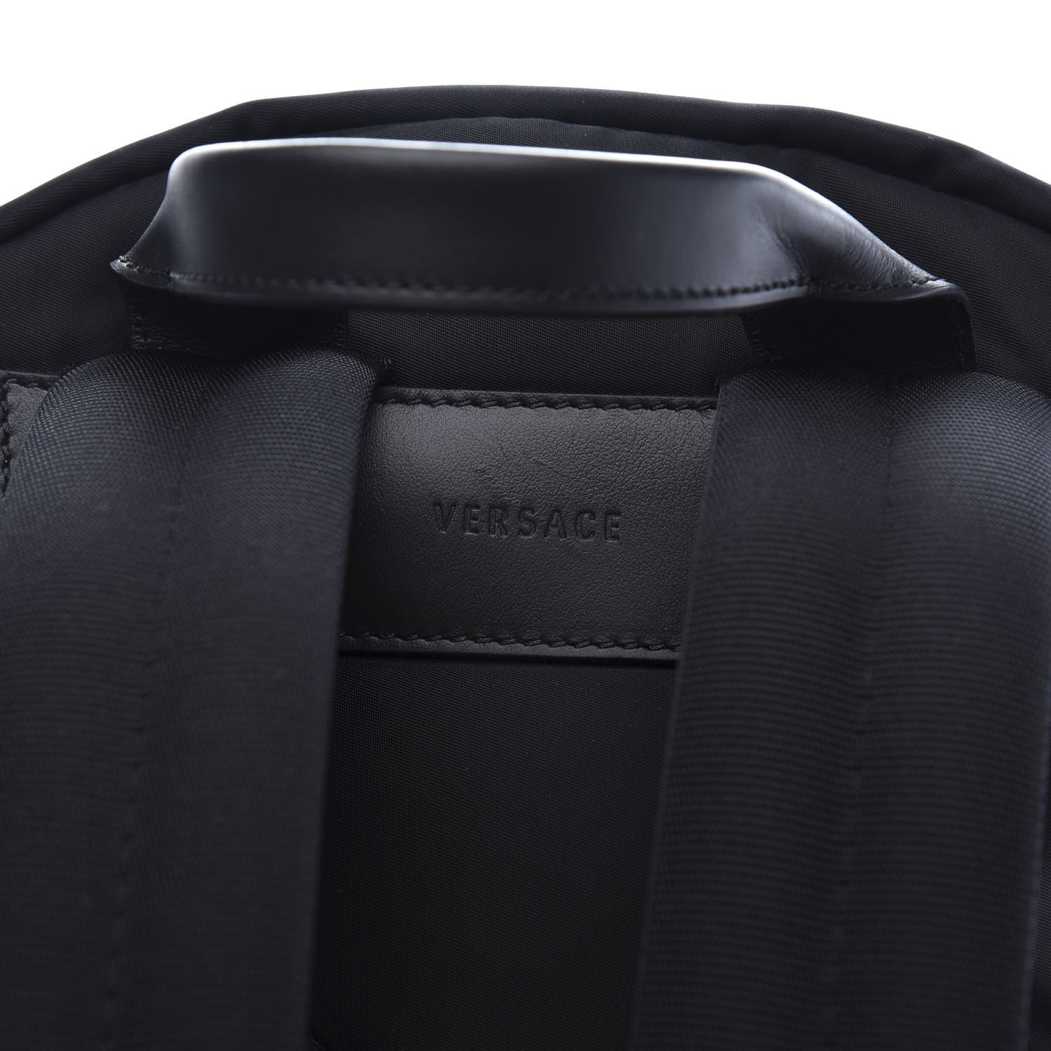 Versace Nylon Palazzo Backpack Black 8 of 9