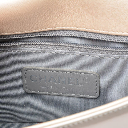 Chanel Patent Quilted Small Coco Boy Flap Light Gold 6 of 7