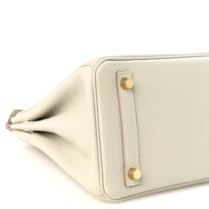 Hermes Togo Birkin 25 Gris Perle 9 of 10
