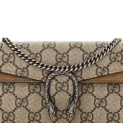 Gucci GG Supreme Monogram Super Mini Dionysus Shoulder Bag Taupe 7 of 11