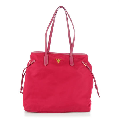 Prada Tessuto Nylon Saffiano Tote Ibisco 1 of 9