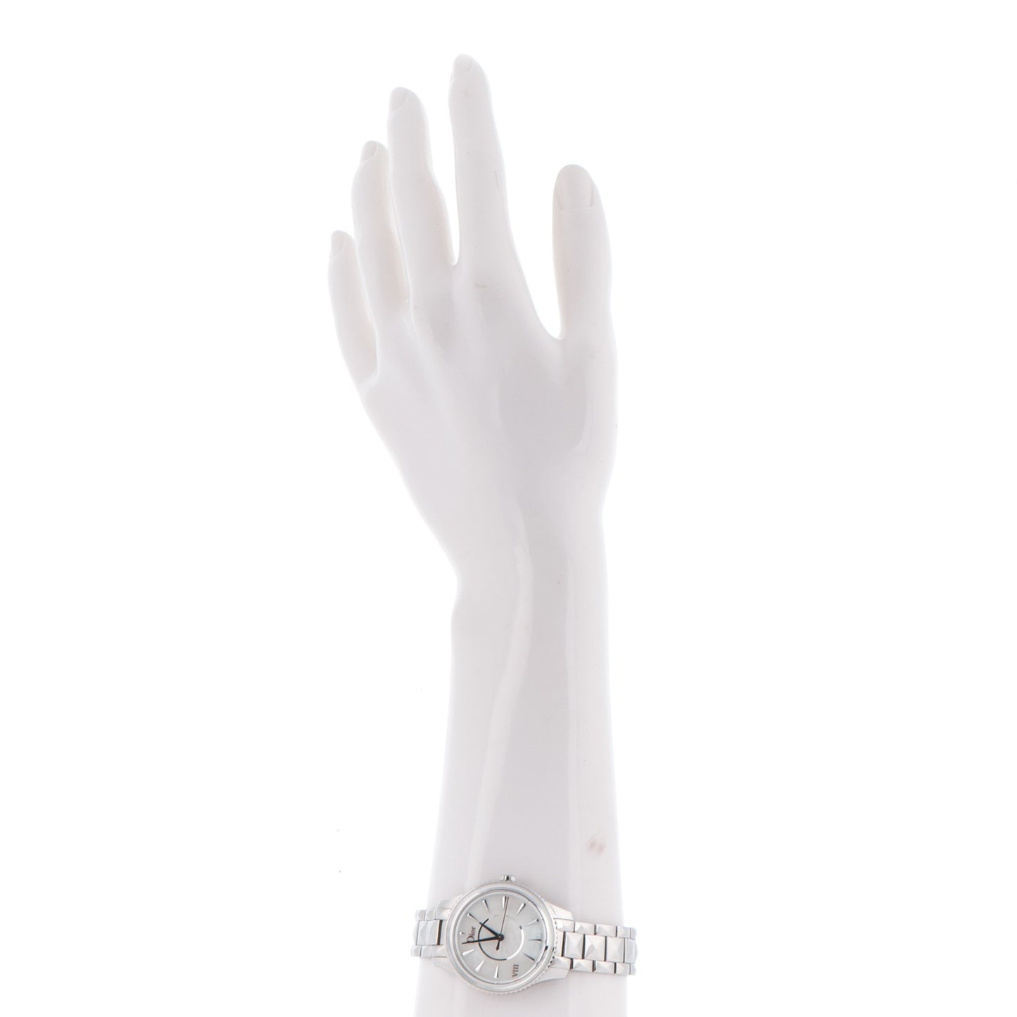 Stainless Steel Mother of Pearl 32mm Dior VIII Montaigne Quartz Watch