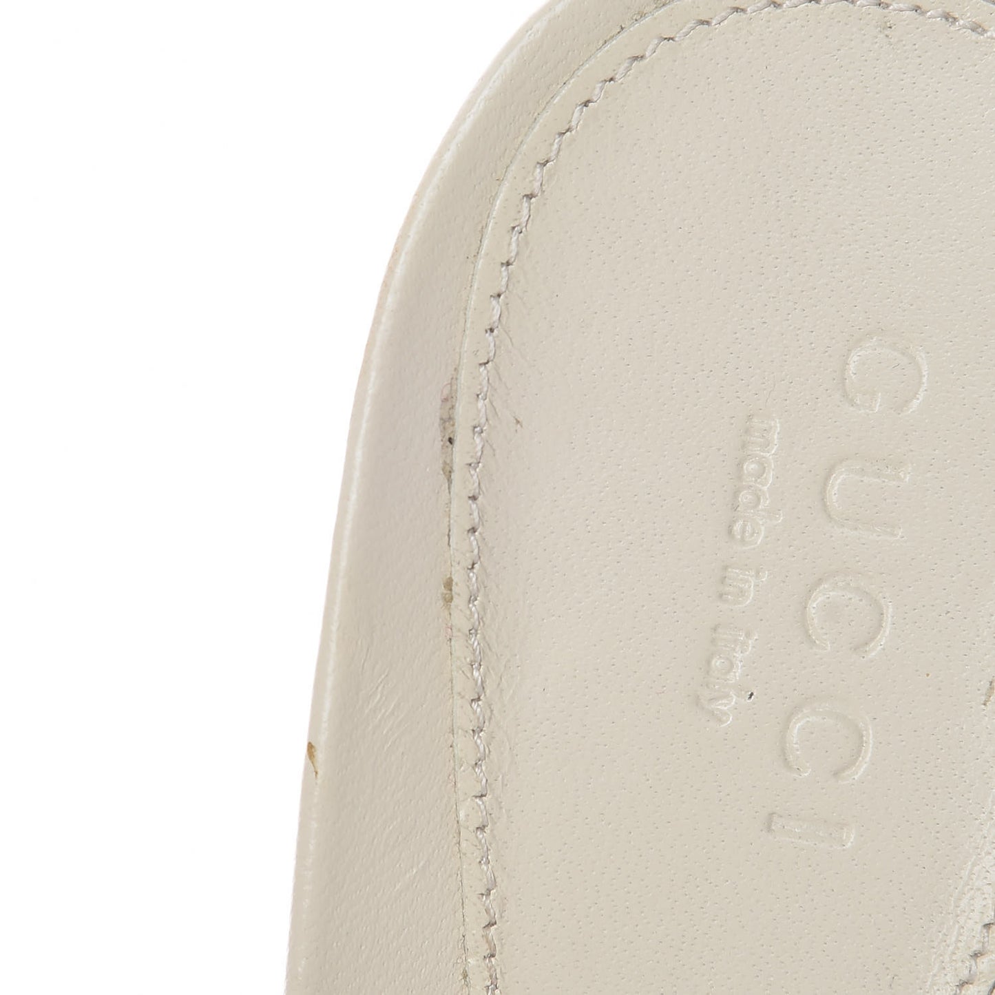 Guccissima Mid Heel Slides 37.5 Dusty Pink