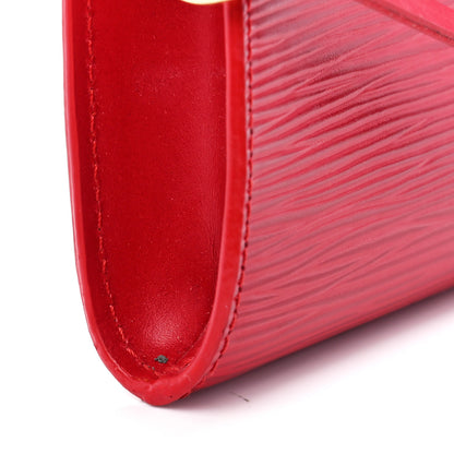 Louis Vuitton Epi Pochette Accessories 24 Castillan Red 10 of 10