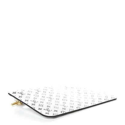 Louis Vuitton Monogram Giant Neverfull MM GM Pochette White 4 of 7