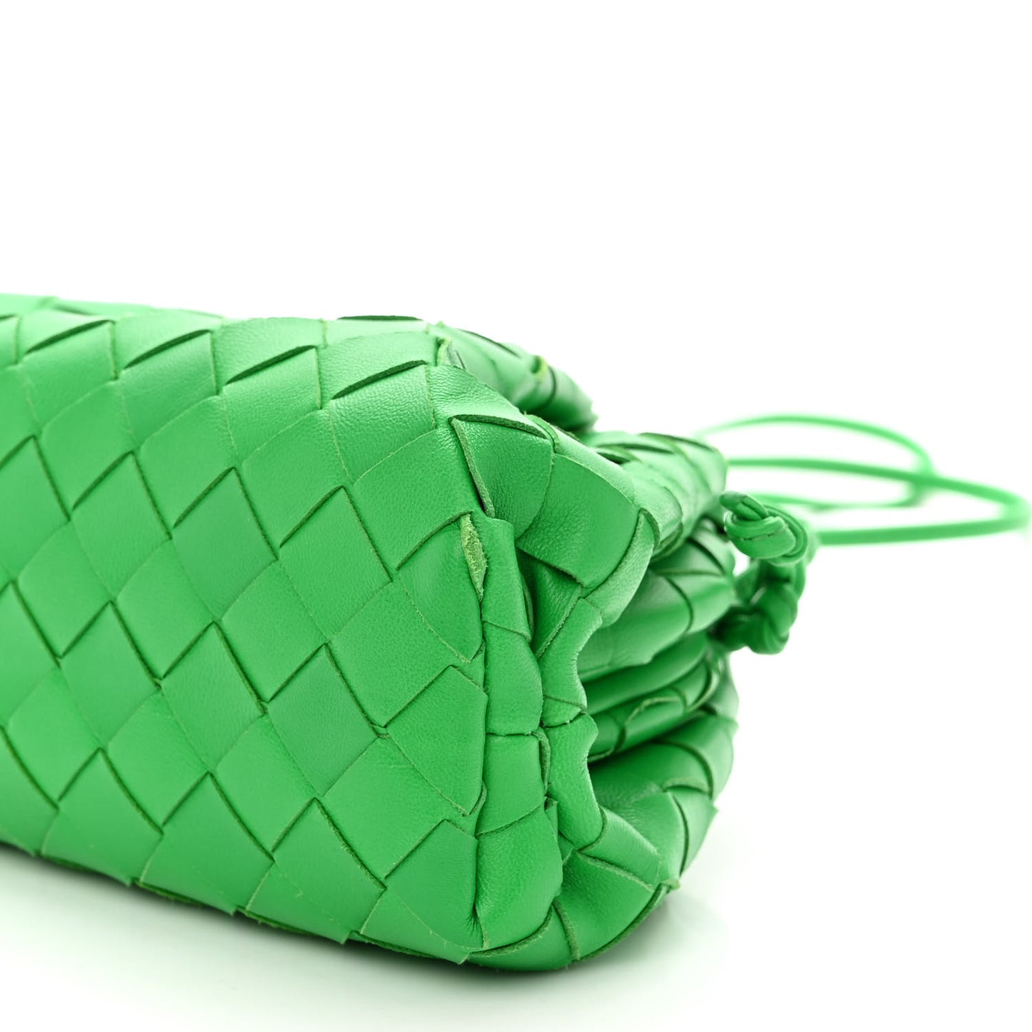Nappa Intrecciato The Mini Pouch Clutch Parakeet